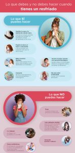 Lo que no debes hacer en un resfriado